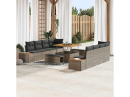 Vidaxl Conjunto De Sofá De Jardim 11 Unid. 10-número De Lugares