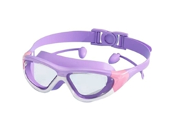Óculos de Natação AQUAFORGE, grandes, amplo campo de visão, para crianças, roxo, 6 a 15 anos