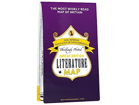 Livro Great British Literature Map de Strumpshaw e Tincleton & Giggleswick (Inglês)