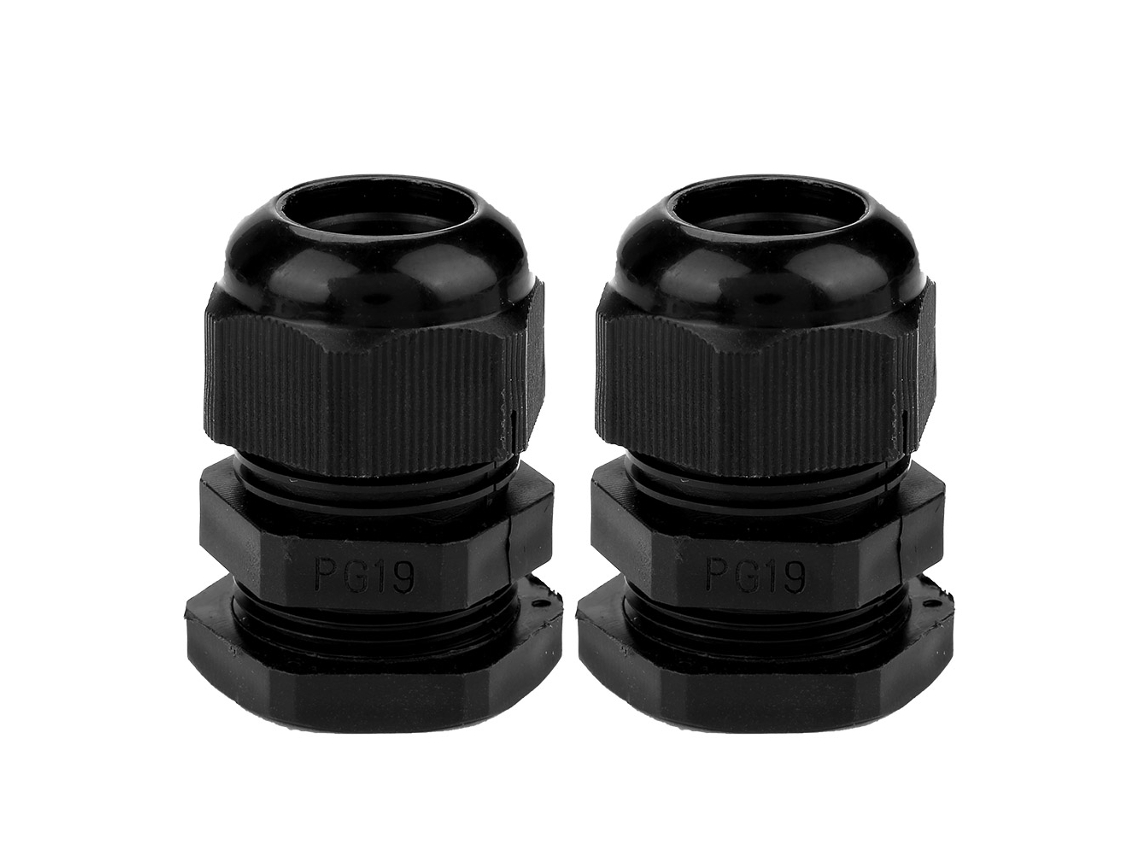 Laxiscreed Glande De Cabos Ip68 Em Nylon, À Prova De Água, Cor Preta