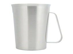 Xícara de medição de aço inox 1500ml com escala, para cozinha e baking | S/MARCA