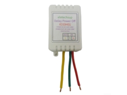 Relé De Retardo Potência Ac 110v-220v Saída 7a Para Lâmpadas Motores