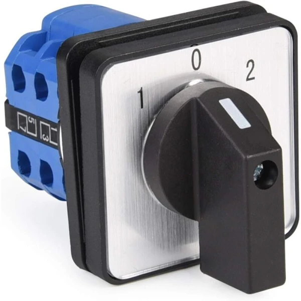Interruptor Rotativo Universal Tipo Came, 20a, 3 Posições, 8 Terminais, 690v