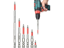 Conjunto De 6 Brocas Magnéticas Antiderrapantes Para
