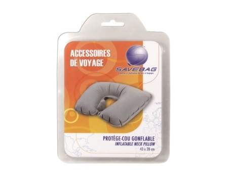 Almofada de Viagem Inflável - Cinza SAVEBAG