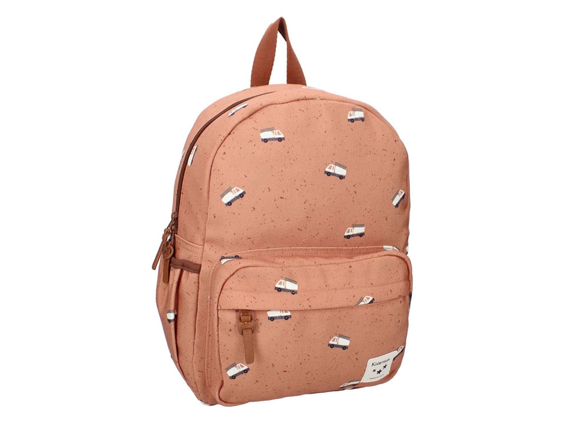 Mochila Infantil Enchanted Memories Com Caminhão De Bombeiros Marrom Mochila Escolar Kidzroom