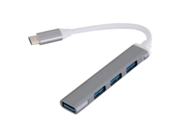 Hub Usb 2x, Belkin, 4 Portas, Usb-c, 2 M, Alumínio, Para Telemóvel
