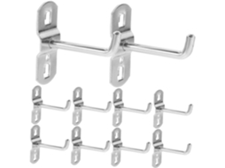 Conjunto De 12 Ganchos Quadrados, Metal Sólido, 5 Cm