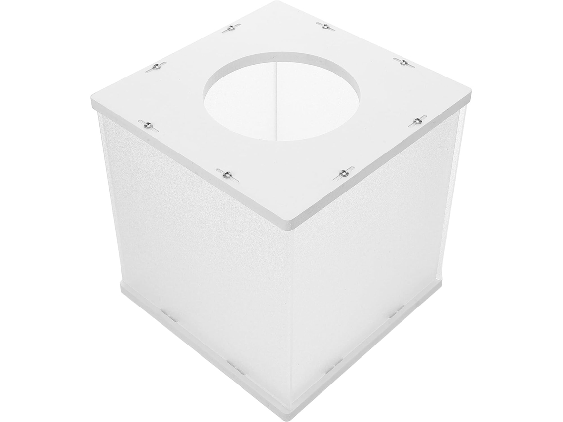 Caixas de Rifa com Compartimento para Dinheiro, Recipiente Transparente SFUSHOS