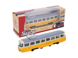 Mali brinquedo Carro Retroceder 1:90 Liga com Luz e Som Modelo Simulação para Crianças Amarelo