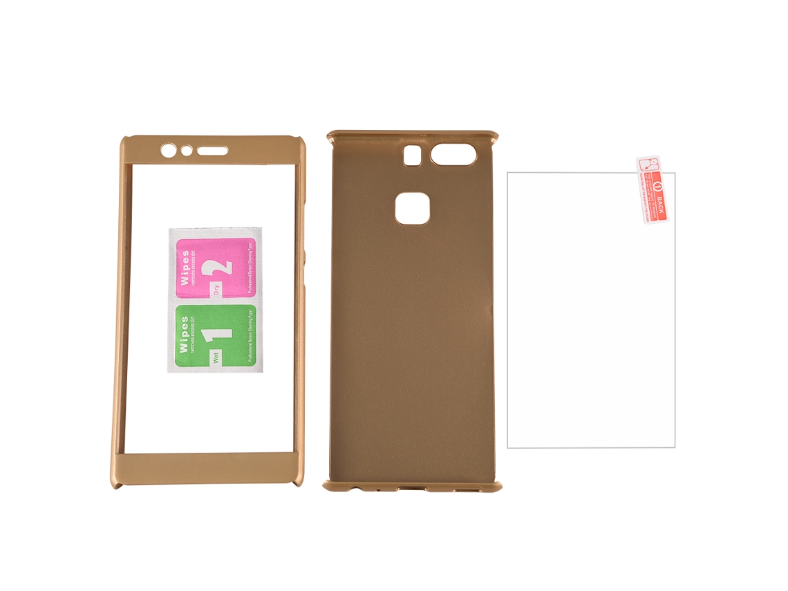 Capinha para Telefone Huawei P9 EOOCOO (capa Dura Escamada 6xpc de Cobertura Total de 360 Graus)