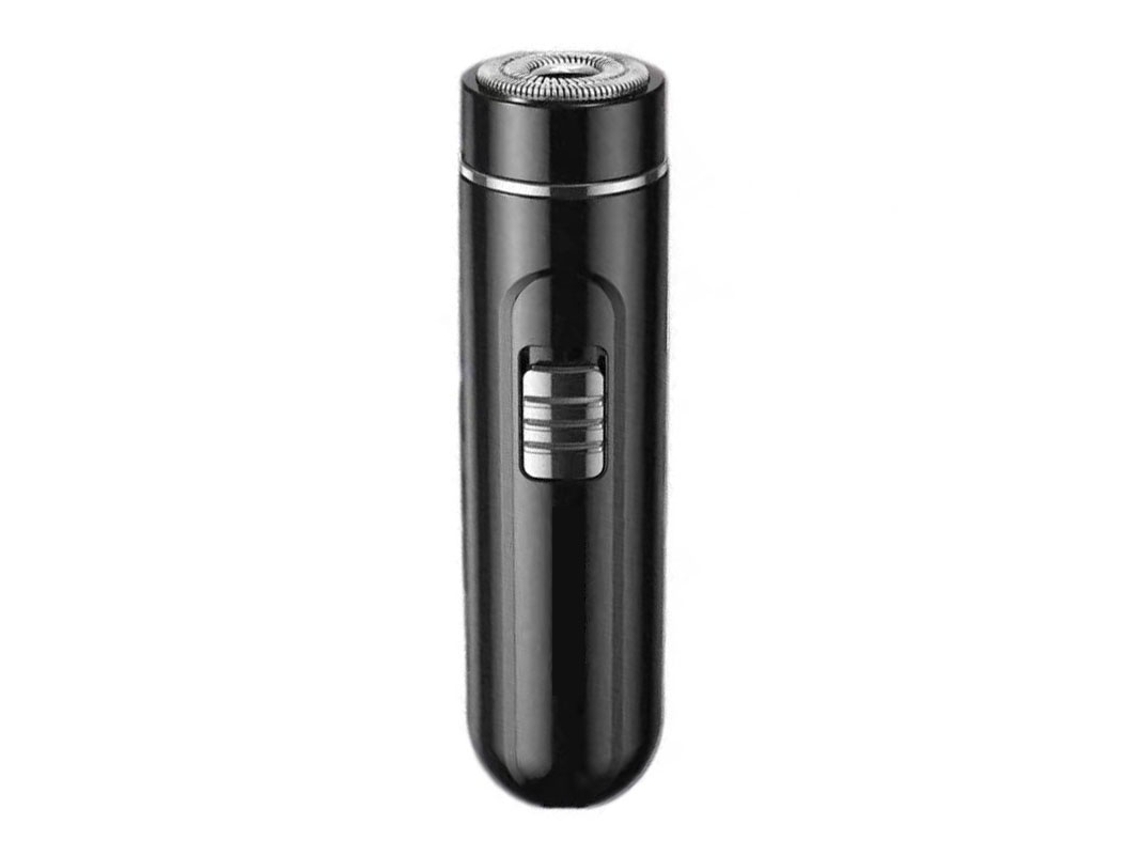 (preto) Barbeador Elétrico Compacto E Portátil Para Homens - Recarregável Via Usb
