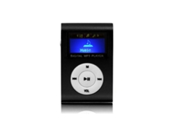 Leitor De Mp3 Com Visor Lcd, Leitor De Cartão De Memória E Clipes Brilvibera
