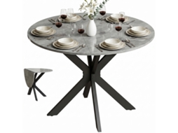 Mesa de Jantar Dobrável, 2 a 4 Pessoas, Rodinhas, Natural ESSÊNCIACASA