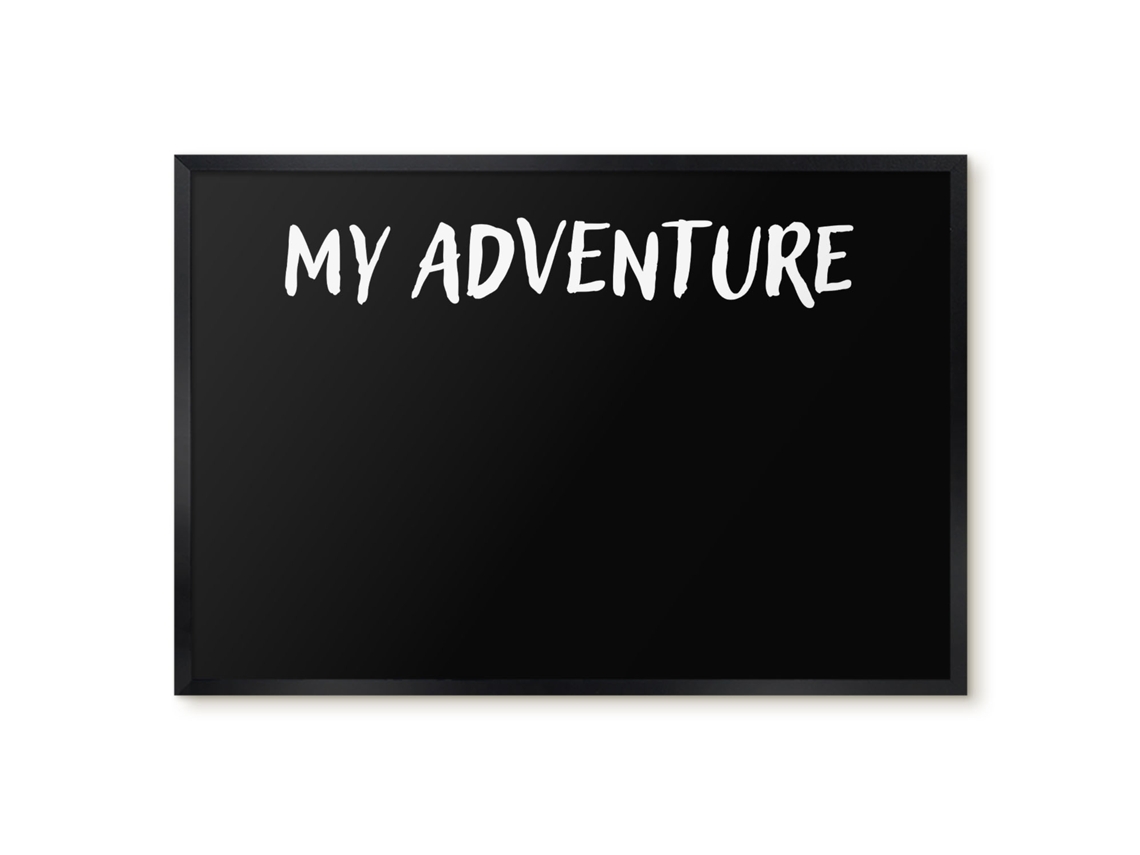 Quadro magnético de parede Minha aventura para o quarto Espelharte (60x40 cm)
