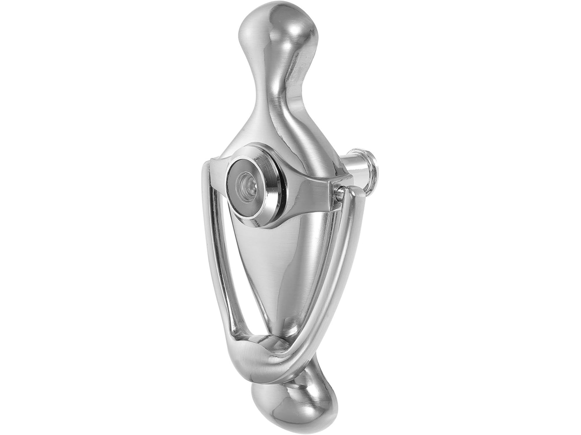Batedor De Porta Frontal Em Liga De Zinco Com Design Elegante E Escovado.