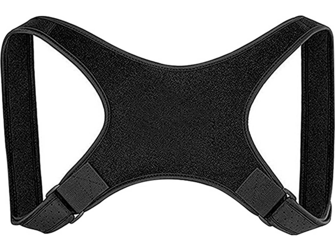 Faixa Lombar Preta Correção Postural, Elástica e Confortável Sem Apertar Xl, para Trabalhar Sentado STELASPLEN