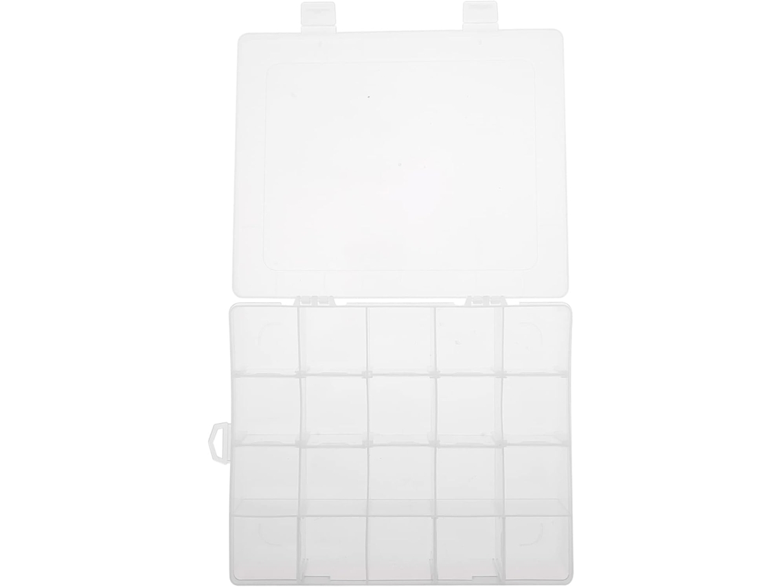 De 3 Caixas Organizadoras De Plástico Para Miçangas E Botões Nuobesty Com Compartimentos.