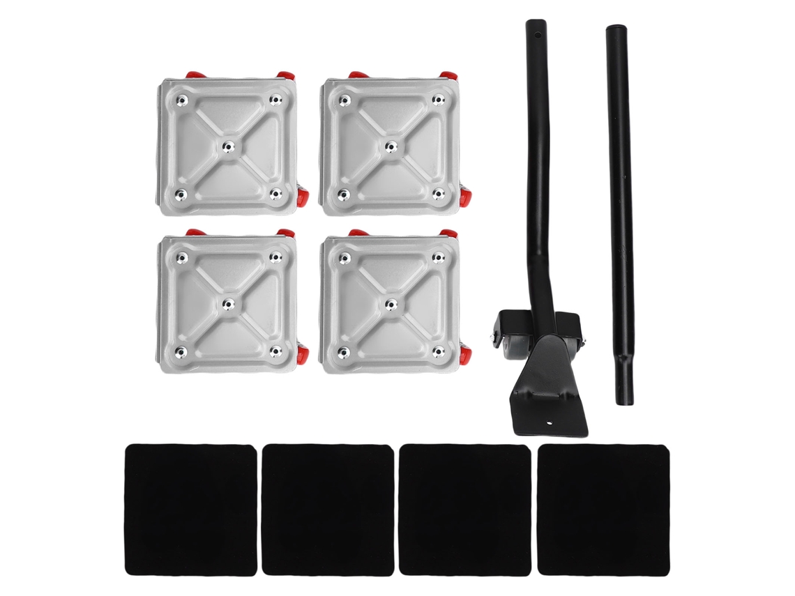 Rodízios Para Movimentação De Móveis (capacidade De Carga De Aço Carbono De 1700lbs, Deslocamento Universal)