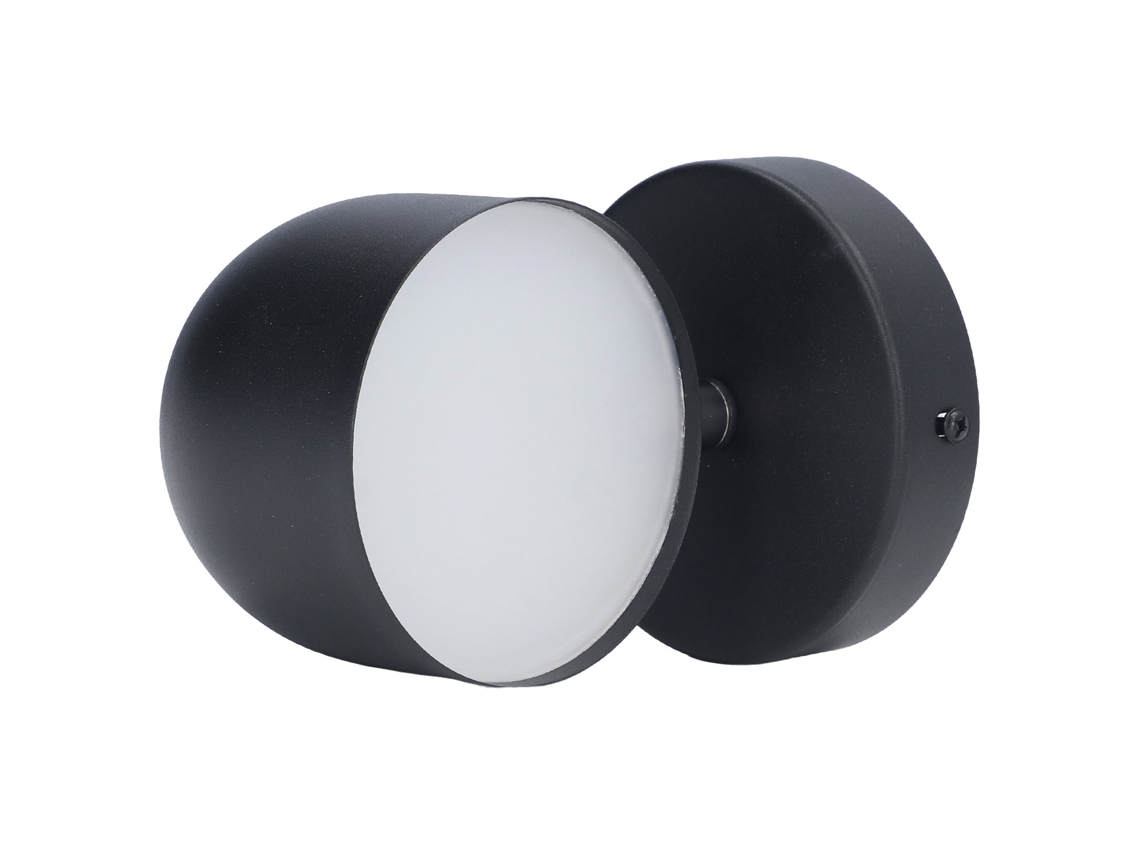 Lâmpada de Parede Led Interior Smart Touch Dimmer 350° Preto S/MARCA