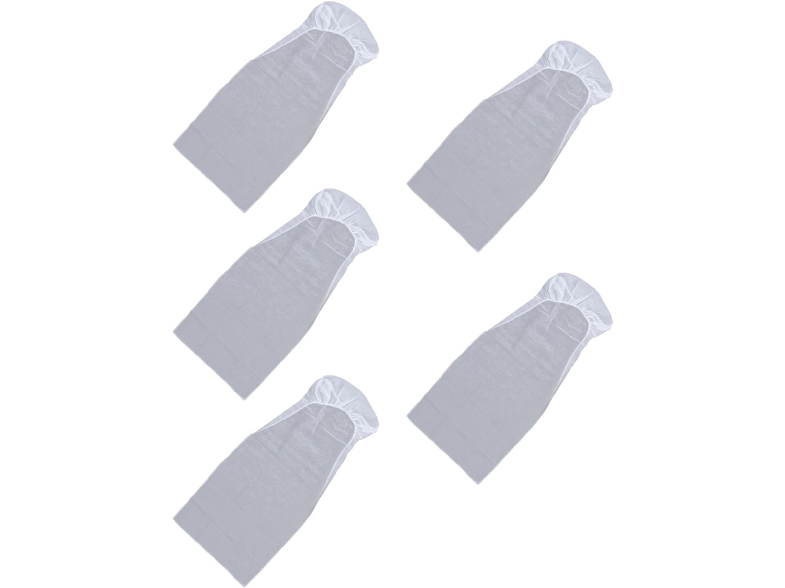 Capas Descartáveis Universais Para Assentos De Avião E Carro Em Tecido Não Tecido Branco.