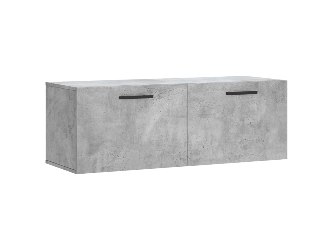 Armário de Parede Derivados Madeira Cinza Cimento MAISON EXCLUSIVE (100x36,5x35 cm)