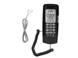 Telefone De Parede Mini Com Id De Chamada Lcd E Iluminação