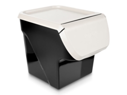 Recipiente Para Frutas E Legumes Com Tampa, 13 L, Cinza-claro, Mgf