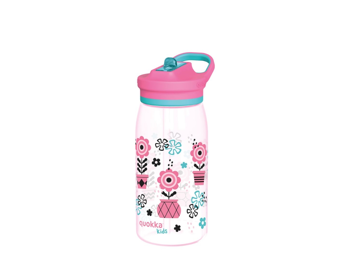 Garrafa Quokka Ecozen 580ml Flores
