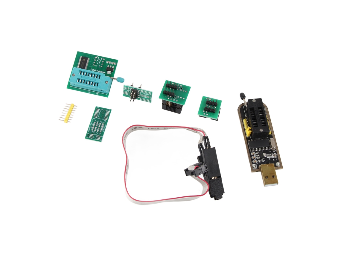 Programador Usb Ch341a Adaptador Sop8 Dip8 Módulo