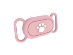 Capa Para Samsung Galaxy Smarttag 2 Protetora De Silicone À Prova Dágua Garra De Gato Rosa