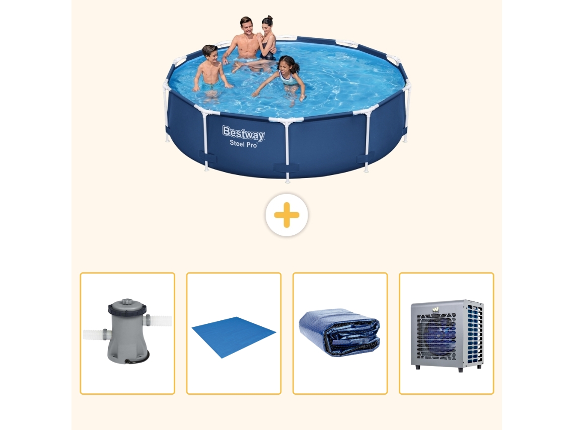 Bestway Piscina Bestway Steel Pro Redonda - 305x76 Cm - 5-peças S278