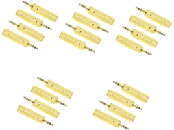 Conjunto de 5 Adaptadores de Áudio para Fones de Ouvido e Microfones, 3 Machos para 6 Fêmeas SFUSHOS (35)