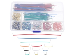 Kit Com 560 Fios Jumper Para Protoboard Sem Solda, 14 Comprimentos Diferentes, Isolados E Flexíveis Kit Com 560 Fios Jumper Para Protob Gokoco