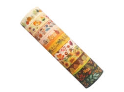 Fita Adesiva Washi, 10 Rolos, Fita Washi, De Fita Washi Dourada Vintage, Larga