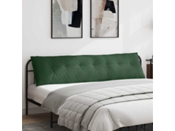 Vidaxl Travesseiro Para Costas Verde Selva 200 X 50 Cm