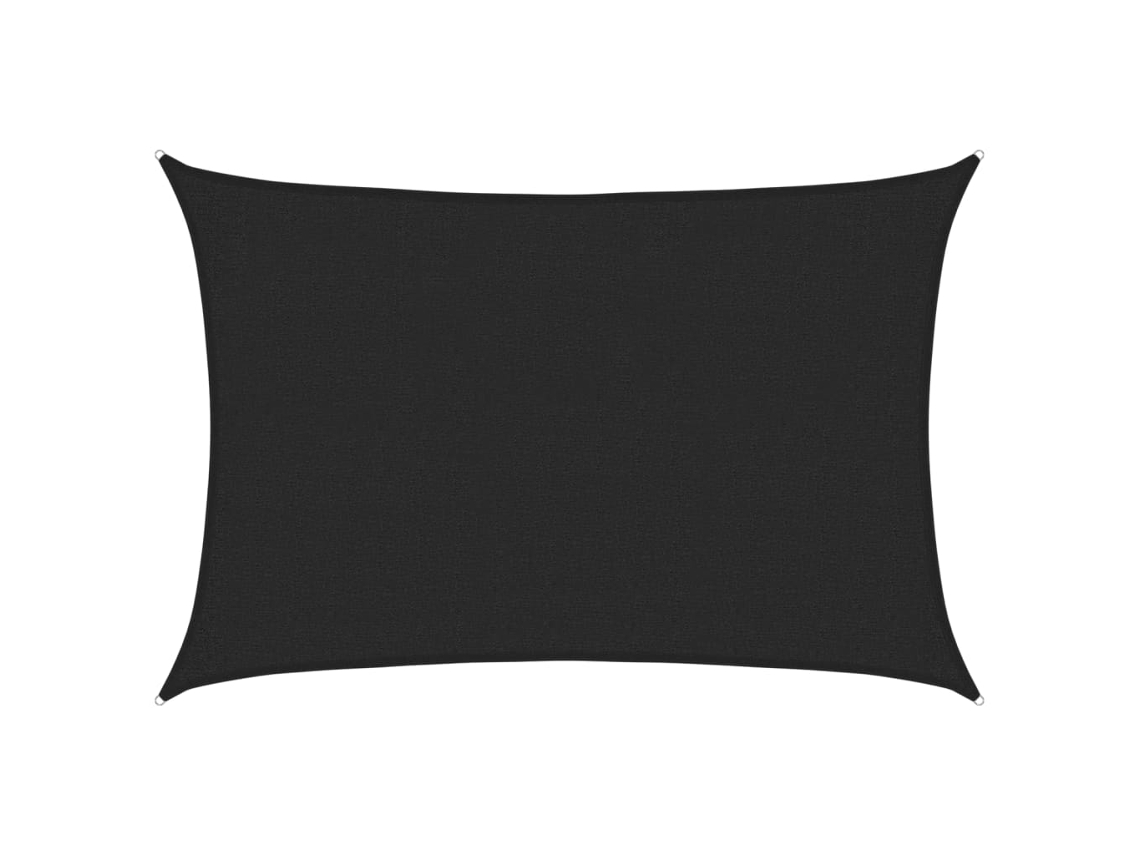 Toldo vela VIDAXL Preto (2x2,5 m)