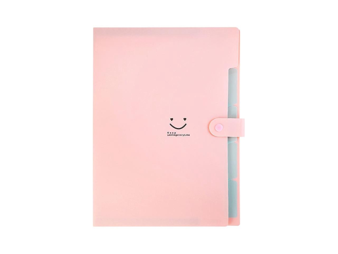 Pasta expansível tamanho carta Slowmoose, organizador de papel sanfonado para documentos escolares
