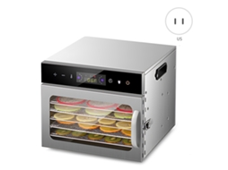 Desidificador de Alimentos com 6 Prateleiras, Timer de 24h, Controle Touchscreen e Janela Visível LAXISCREED