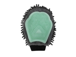 Luva Banho Pet Massagem Remove Pelos Verde