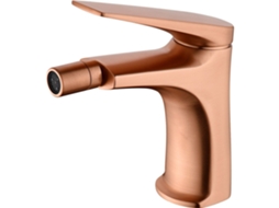 Miscelatore Monocomando Per Bidet Em Ottone Com Acabamento Spazzolato Rose Gold, Cartuccia Cerâmica Ø28 Mm – Imex