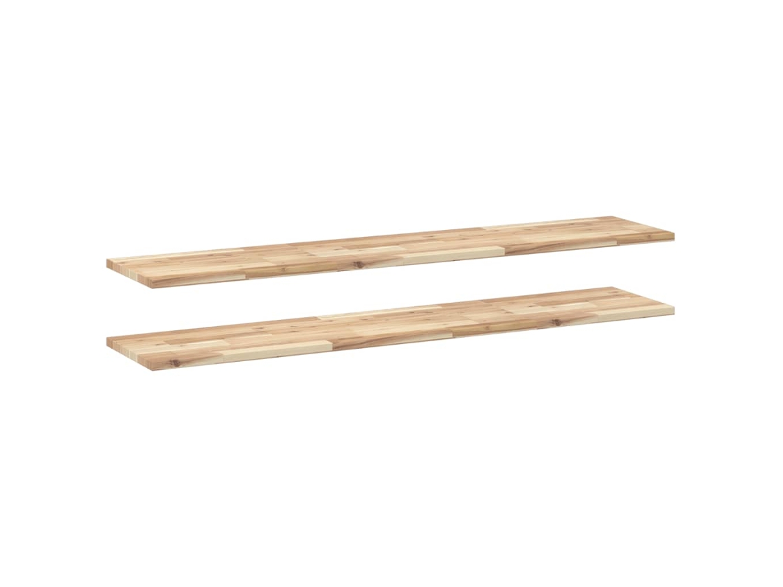 Floating Shelf, Floating Shelves Vidaxl Marrom Madeira De Acácia (140 X 30 X 2 Cm)