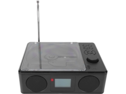 Leitor Cd Portátil, Estilo Vintage, Com Bluetooth E Controle Remoto. Compatível Com Usb, Entrada Auxiliar