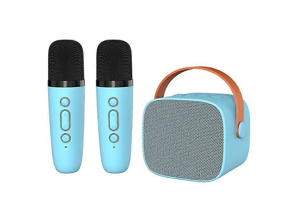 P2 Home Caixa De Som Portátil Para Karaokê Infantil Bluetooth Com 2 Microfones Olysi Shop