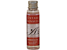 Extase Sensual - Óleo De Massagem Com Efeito Calor E Feromonas De Maracujá Viagem 35 Ml