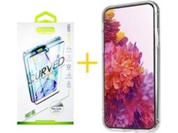 Capa + Película para Samsung Galaxy S20 5G ACCETEL Transparente Claro