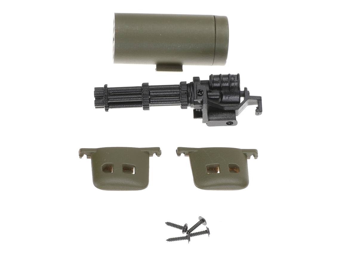 Conjunto de Pendente de Arma para Helicóptero Rc Eachine E190 E190 Pro MDUG (verde)