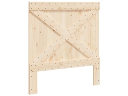 Headboard, Headboards Vidaxl Marrom Madeira De Pinho (100 X 104 Cm)