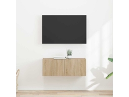 Vidaxl Armário de Tv de Parede 2 Pcs Sonoma 39 X 31 X 29,5 Cm