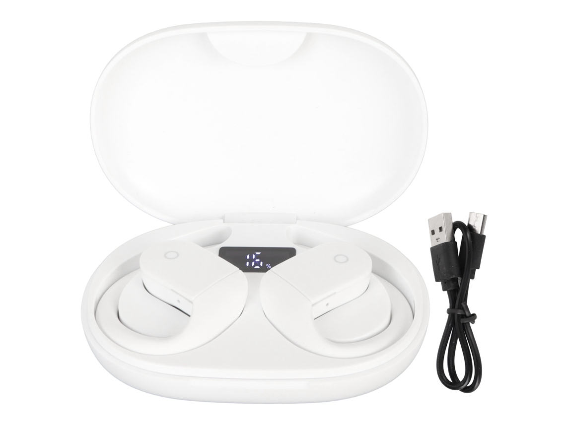 Fones De Ouvido Tradutor Inteligente Com Redução De Ruído Suporta 144 Idiomas Bluetooth 5.3 Branco